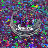 Diva Holographic Chunky Glitter - Purple Glitter